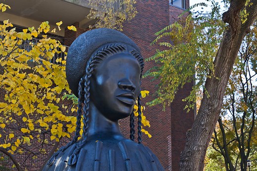 A new 'gateway' sculpture: UPenn installs Black woman monument