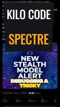 FREE Unlimited AI Coding Model - Kilo Code Spectre is MASSIVE! 🔥