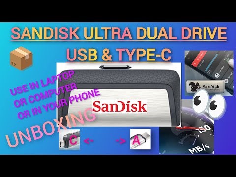 Unboxing SanDisk Ultra Dual Drive USB Type-C 256gb