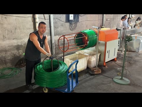 PVC wire and Plastic coated wire making machine