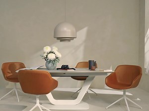 Transform your dining area with Alicante. Ideal for hosting with a built-in extension leaf to seat extra guests, this modern dining table has an open base for maximum freedom of movement. Discover the Alicante dining table: | BoConcept | Facebook