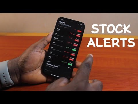 How to Set Up Stock Market Alerts on iPhone