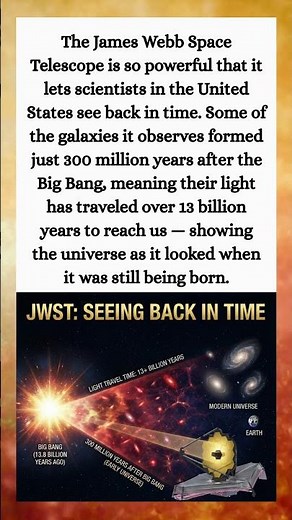 NASA Built a Telescope That Looks Back in Time - Facts with Neil