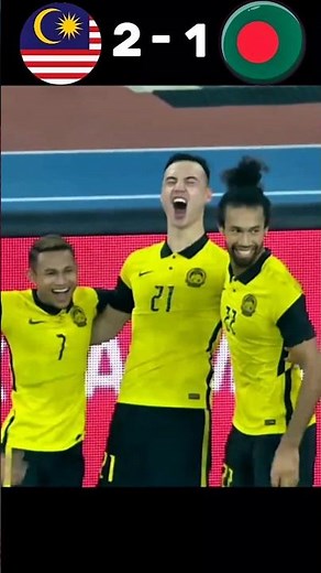 Malaysia vs Bangladesh | AFC Asian Cup Qualifiers 2023 | 4-1 #malaysia #bangladesh #feedshorts