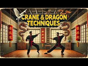 Shaolin Five Animals Crane & Dragon Techniques | Kung Fu Clips