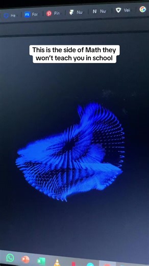 9/60 Creative coding art piece of the day. Exploring phase shifting. Math art made with JavaScript. #math #coding #art #javascript #digitalart