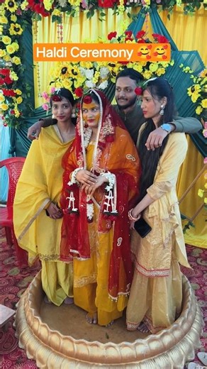 Haldi Program 💛 | Most Emotional Shaadi Moments"#viral #haldi #youtubeshorts #trending #minivlog