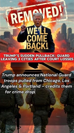 Trump: National Guard REMOVED from Chicago, LA & Portland #trump #politics #usa #maga #newyear #news