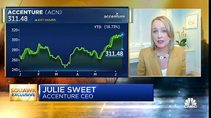 Accenture CEO Julie Sweet on A.I. investment: All about accelerating client's ability to reinvent