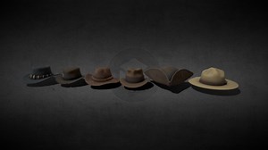 Hat Pack - 3D model by DittyDos