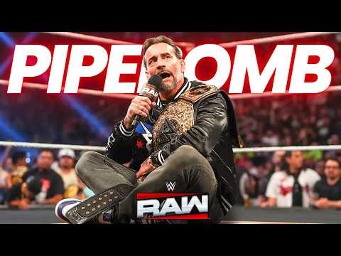 CM PUNK LÂCHE UNE PIPEBOMB 😱 | Résultats WWE RAW 06/04/2026