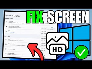How To Fix Screen Resolution Problem in Windows 10/11