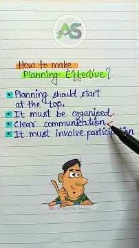 How to make Planning Effective | #management #shorts