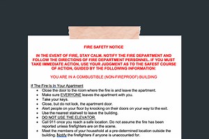 Your Guide To Complying With FDNY's Fire Safety Notice Rule (aka Back-Of-Door Notices) - SiteCompli