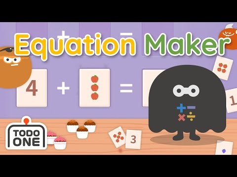 Equation Maker 1️⃣+2️⃣ Math for Kids 💥 Todo Math