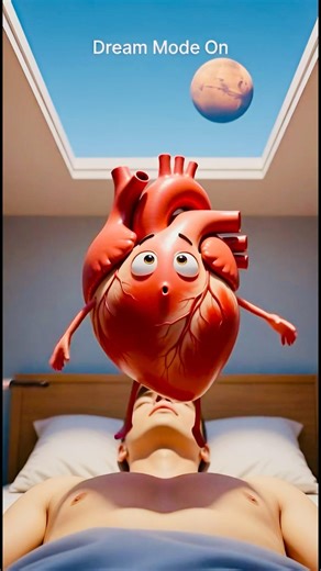 I Woke Up As a Human Heart.. On Mars!🫀❤️🛸#shorts