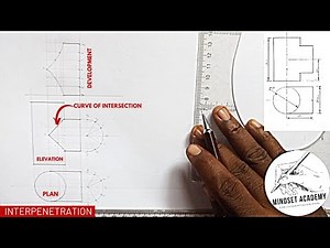 INTERPRETATION, Interpenetration Curve Of Intersection Of Two Pipes Of The Same Diameter
