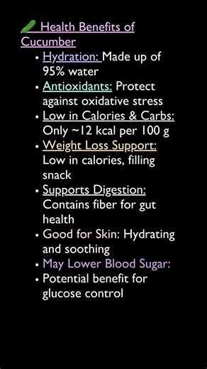 Why You Should Eat Cucumber Every Day 🥒💚