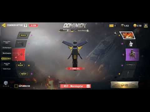 Buying Full Mythic Dominion M13 Morningstar Lucky draw #callofdutymobile #call_of_duty_mobile #codm 