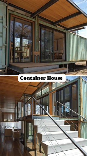 Container House Build your own container home with step-by-step plans. -The idea is to build a home from an old shipping container. -The plans are provided by a professional builder to build an exciting and creative home at a low cost. -You can easily modify shipping containers to create a modern sleek look. -Get 3D plans and a guide to building a container home. Link in bio- Follow @Container House #containerhouse#ContainerHouse#containerhomes #buildinglover #americanhouse #containerhouseliving