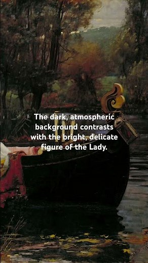 The Lady of Shalott John William Waterhouse 1888 #art #arthistory #painting #history