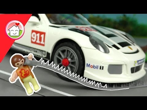 Playmobil Polizei Film deutsch - Die Radarfalle - Kinderfilm von Familie Hauser - Porsche 911