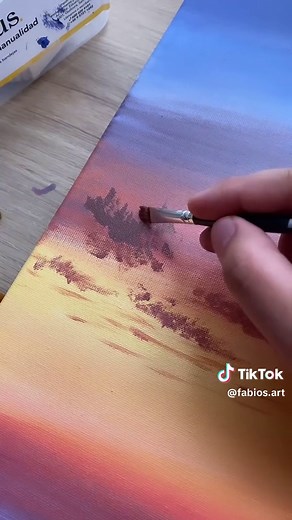 Tutorial de pintura acrílica: Cómo pintar nubes con acrílico