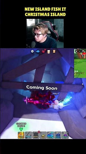 NEW ISLAND FISH IT CHRISTMAS ISLAND! 🌲🌲 #roblox