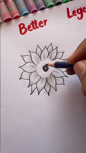 Flower drawing
