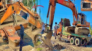 7.8K views · 53 reactions | How to REPAIR Broken Excavator Boom | Restoration Skills | Facebook