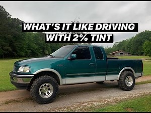 Driving with 2% WINDOW TINT!