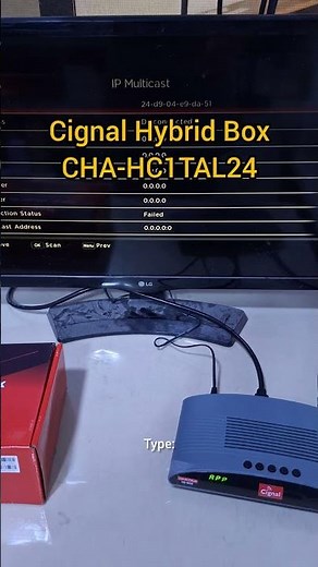 How to setup Cignal Hybrid box CHA-HC1TAL24. #cignal #shorts #satellite