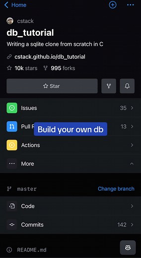 Créer sa propre base de données : un vrai laboratoire pour les développeurs curieux #basededonnées #bdd #dev #informatique #github