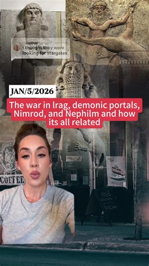 Did Nimrod's Stargate Secret Drive the Iraq Invasion? Giants, Demons, and Bible Tech Revealed #Nimrod #Stargate #history #paranormal #aliens #fyp #viral #tiktok #storytime