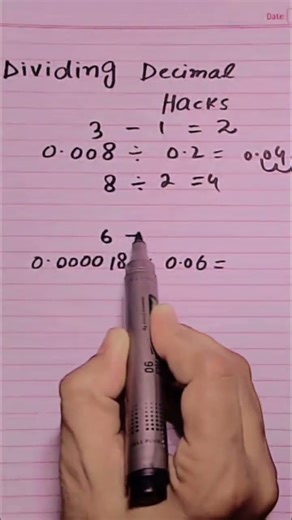 #maths Dividing Decimal Hacks