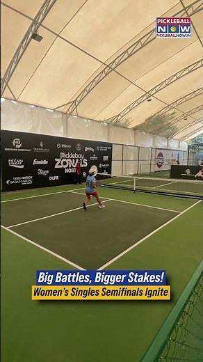 Big Battles, Bigger Stakes! Women’s Singles Semifinals Heat Up at Picklebay Zonals! #shortsfeed