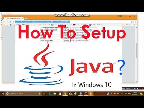 How to install Java And Java Compiler in Windows 10