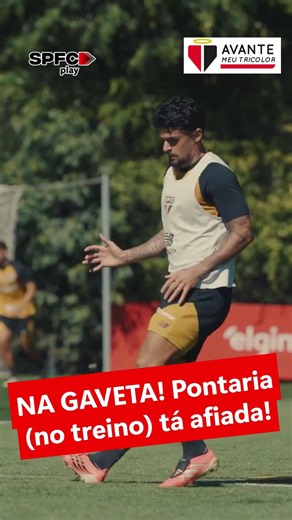 WITH STUNNING FREE-KICK GOALS IN TRAINING, SÃO PAULO ENTERS THE FINAL STRETCH OF PREPARATION BEFO...