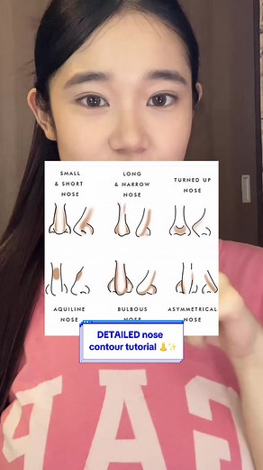 here’s a detailed nose contour tutorial ! 🤭💖 #contour #beautytok #glowup #glowuptips #storytime