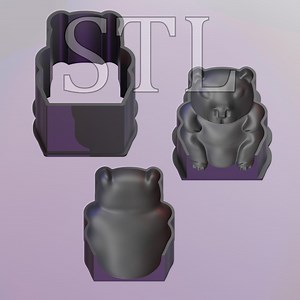 Digitale STL-Datei Kapibara 2 Badebombenform FDM-Drucker - Etsy.de