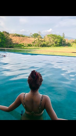 Avantika Mishhra on Instagram: "Back in the swim of things. 🌸 ☀️"