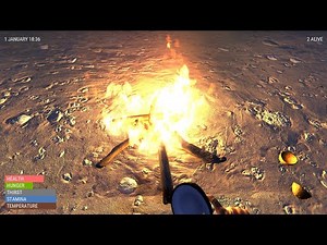 Hand Simulator: Survival Tutorial, How to Make Campfire