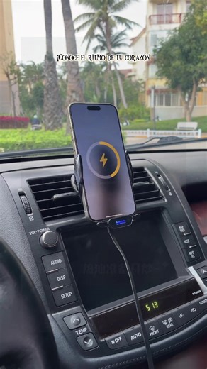 Multi functional High tech high value car phone mount support android and iPhone mobile phone wireless charging and max 66w wired charging infrared sensor auto clip-on 360 degree rotating RGB lights dancing with sound #tiktokshopholidayhaul #carphoneholder #wirelesscharging #cartiktok #phoneholderstand