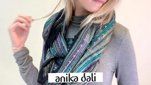Watch Anika Dali Sparkle Shimmer Festival Bliss Infinity Loop Scarf - Bejeweled Black on Amazon Live