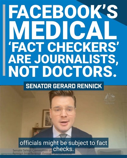 “So what’s their qualifications and who funds them?" "So we have three fact checking partners….all of them are accredited by the International Fact Checking Network, which is the gold standard organisation of organisations that follow independent expert editorial approaches….any questions about funding is a matter for that organisation.” No, who funds the fact checkers is a matter for all of us since whoever pays the piper sings the tune. Furthermore their identities should be disclosed so they 