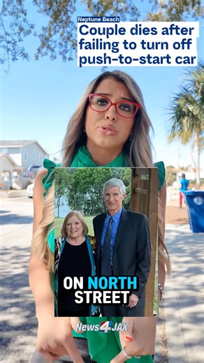TRAGIC UPDATE | News4JAX learned that an older push-to-start vehicle was the source of an accidental carbon monoxide poisoning that claimed the lives of an elderly couple in Neptune Beach last year. Janet George and Mark Stewart, along with their pet, were found dead in their North Street residence in October. The couple failed to turn off the vehicle, and since it was an older model, the vehicle did not have an automatic shut-off precaution. | WJXT4 The Local Station / News4JAX