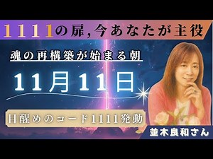 【並木良和さん】2025年11月11日、魂が再始動する日｜ “1111ゲート”で現実が書き換わる瞬間