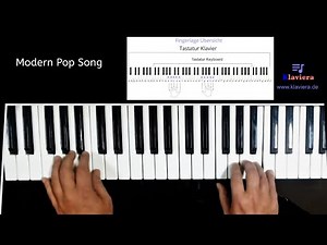🎹Klaviera - Klavier spielen selber lernen, modern Pop Song komplett erklärt🎼