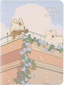 Cute Cartoon PU Leather Notebook Kawaii Journal Notebook Japanese Sketchbook A5 Diary Notepad Travel Notebook