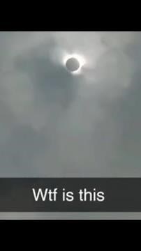 This Was Spotted Next To The Eclipse 😳